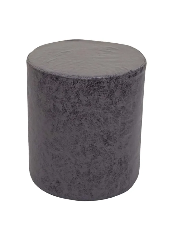 MCW Möbel-Sets<2er-Set Sitzhocker und Beistelltisch K48, Schwarz