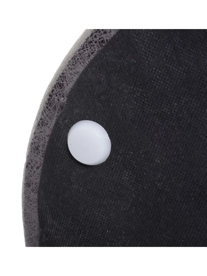 MCW Möbel-Sets<2er-Set Sitzhocker und Beistelltisch K48, Schwarz