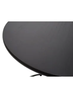 MCW Möbel-Sets<2er-Set Sitzhocker und Beistelltisch K48, Schwarz