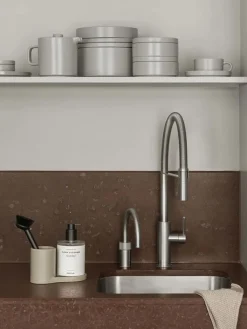 Blomus Küchentextilien|Tisch- & Küchentextilien<2er-Set: Spültücher "Gano" in Creme/ Beige - (L)25 x (B)25 cm