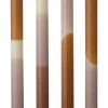Bloomingville Kerzen, Vasen & Mehr<4er-Set: Stabkerzen ''Dip Dye'' in Hellbraun/ Lila - 4x 75 g