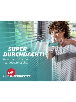 Leifheit Weitere Haushaltshelfer<2er-Set: Staubbezüge "Superduster" in Türkis/ Weiß