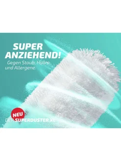 Leifheit Weitere Haushaltshelfer<2er-Set: Staubbezüge "Superduster XL" in Türkis/ Weiß