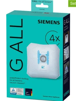 Siemens Klima & Haushalt|Staubsauger<4er-Set: Staubsaugerbeutel in Weiß