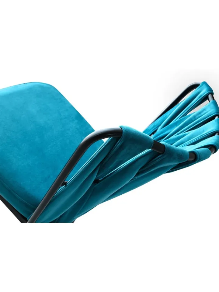 Scandinavia Concept Sitzmöbel<2er-Set: Stühle in Türkis - (B)43 x (H)82 x (T)43 cm