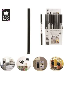 The Home Deco Kids Wanddekoration<2er-Set: Tafelsticker in Schwarz - (L)100 x (B)45 cm