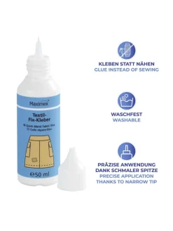 Maximex Weitere Haushaltshelfer<2er-Set. Textil-Flickmittel "Quick Mend" - 2x 50 ml
