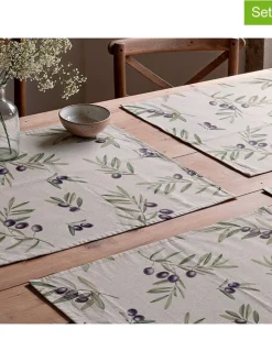 Mint Rugs Tisch- & Küchentextilien<2er-Set: Tischsets "Cartagena" in Creme/ Lila - (L)50 x (B)40 cm