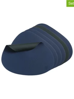 Björn Tisch- & Küchentextilien<6er-Set: Tischsets in Dunkelblau/ Anthrazit - (L)44 x (B)37 cm