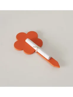 Boltze Wohndekoration<3er-Set: Topfstecker "Bilje" in Orange/ Grün/ Rot - (H)15 cm