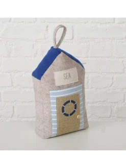 Boltze Tür- & Zugluftstopper<2er-Set: Türstopper "Baltic" in Beige/ Creme/ Blau - (B)9 x (H)30 cm