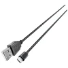 GRUNDIG Technikzubehör<2er-Set: USB-A-USB Typ-C-Kabel in Schwarz