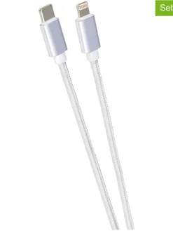 GRUNDIG Technikzubehör<2er-Set: USB-C to Lightning-Kabel in Weiß - (L)100 cm