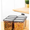 Violeta Home Aufbewahren & Servieren<6er-Set: Vorratsbehälter in Anthrazit - 1,15 l
