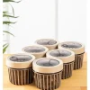 Violeta Home Aufbewahren & Servieren<6er-Set: Vorratsbehälter in Beige - 500 ml