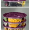 Violeta Home Aufbewahren & Servieren<4er-Set: Vorratsbehälter in Lila - (H)5 cm