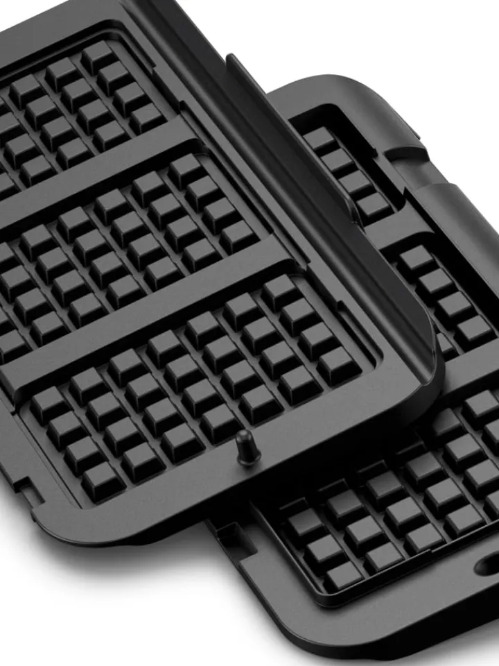 Tefal Küchenelektronik<2er-Set: Waffelplatten "XA734810" in Schwarz