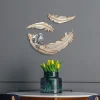 ABERTO DESIGN Wanddekoration<3er-Set: Wanddekore in Beige