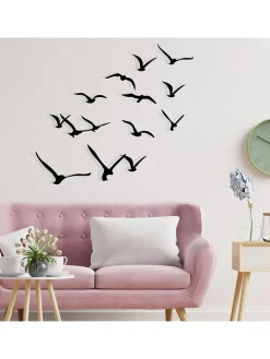 ABERTO DESIGN Wanddekoration<11er-Set: Wanddekore "Migration"