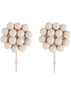 Jotex Weitere Haushaltshelfer<2er-Set: Wandhaken ''Benevento'' in Beige - (B)10,5 x (H)15,8 x (T)5,5 cm