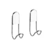 Wenko Badaccessoires<2er-Set: Wandhaken ''Classic'' in Silber - (L)9 cm