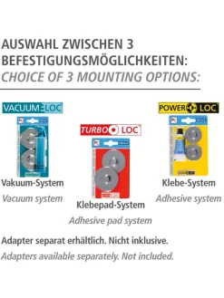 Wenko Badaccessoires<2er-Set: Wandhaken ''Classic'' in Silber - (L)9 cm