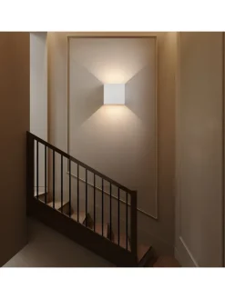 ZMH Wandleuchten<4er-Set Wandleuchte LED 5W in weiß modern 3000K warmweiß IP65