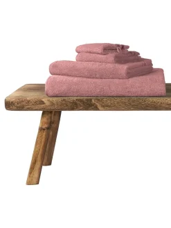 Schiesser Badtextilien<5er-Set: Waschhandschuhe "Skyline" in Rosa