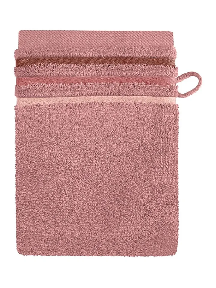 Schiesser Badtextilien<5er-Set: Waschhandschuhe "Skyline" in Rosa