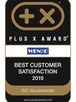 Wenko Badaccessoires<3er-Set: WC-Bürsten in Weiß - (H)36 x Ø 8 cm