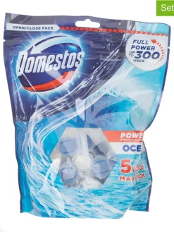 Domestos Putz- & Waschutensilien<5er-Set: WC-Steine " Power Ocean", je 5 Stück
