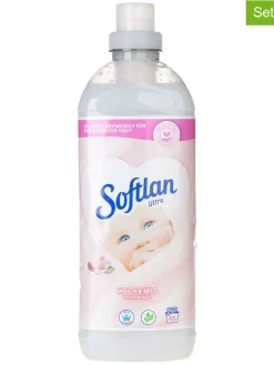 Softlan Putz- & Waschutensilien<6er-Set: Weichspüler " Weich & Mild", je 1 l