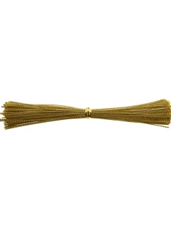 Beliani Künstliche Weihnachtsbäume<100er-Set Weihnachtsbaumkugeln VANERN in Bunt/Gold