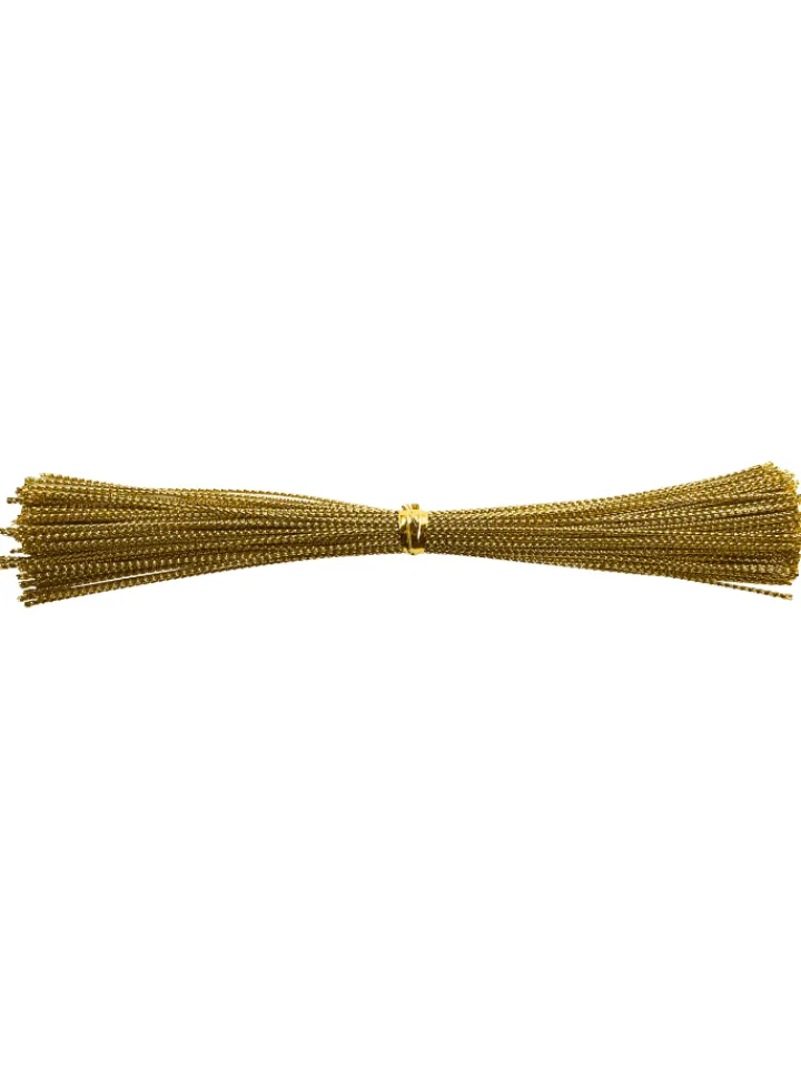 Beliani Künstliche Weihnachtsbäume<100er-Set Weihnachtsbaumkugeln VANERN in Bunt/Gold