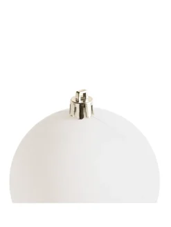 Beliani Künstliche Weihnachtsbäume<114er-Set Weihnachtsbaumkugeln GJENDE in Rosa/Gold