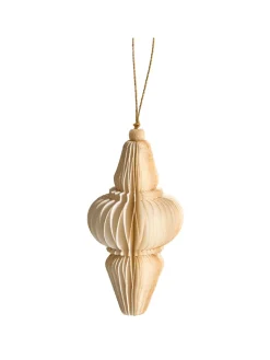 Beliani Künstliche Weihnachtsbäume<20er-Set Weihnachtsbaumkugeln ALTAELVA in Beige