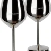 Echtwerk Gedeckter Tisch<2er-Set: Weingläser in Silber - 500 ml