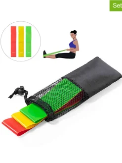 DAM Technik|Pflege & Gesundheit<3er-Set: Widerstandsbänder in Ror/ Gelb/ Grün - (L)30 cm