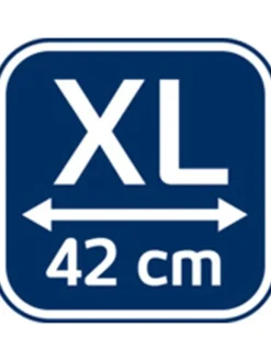 Leifheit Putz- & Waschutensilien<2er-Set: Wischbezüge "Profi XL outdoor active" in Schwarz/ Hellblau