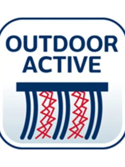 Leifheit Putz- & Waschutensilien<2er-Set: Wischbezüge "Profi XL outdoor active" in Schwarz/ Hellblau