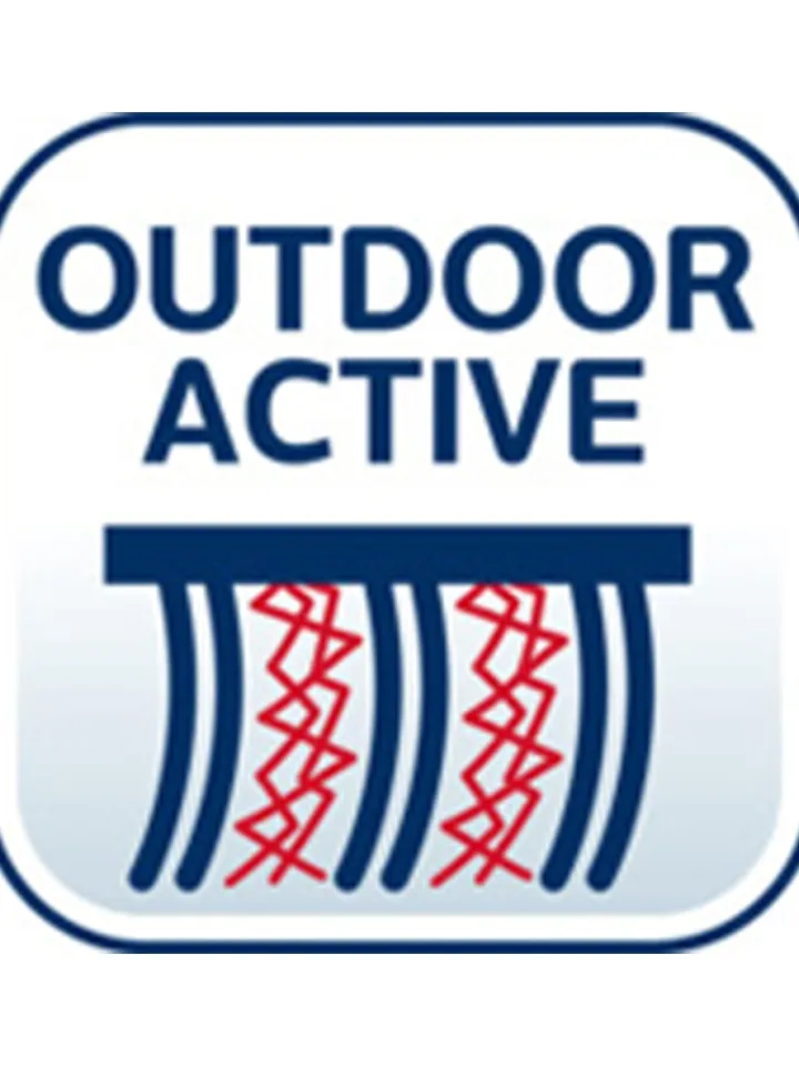 Leifheit Putz- & Waschutensilien<2er-Set: Wischbezüge "Profi XL outdoor active" in Schwarz/ Hellblau