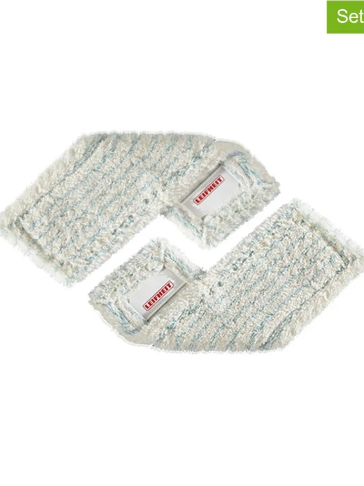 Leifheit Putz- & Waschutensilien<2er-Set: Wischbezüge "Profi XL cotton plus" in Creme