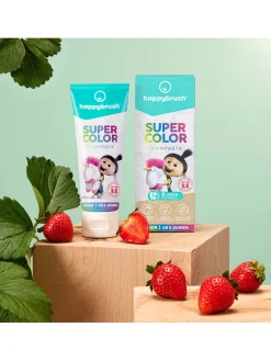 happybrush Zahn & Mundpflege<3er-Set: Zahnpasta "SuperColor" - 3x 75 ml