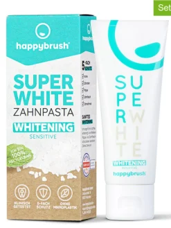 happybrush Zahn & Mundpflege<2er-Set: Zahnpasta "SuperWhite & Protect" - 2x 75 ml