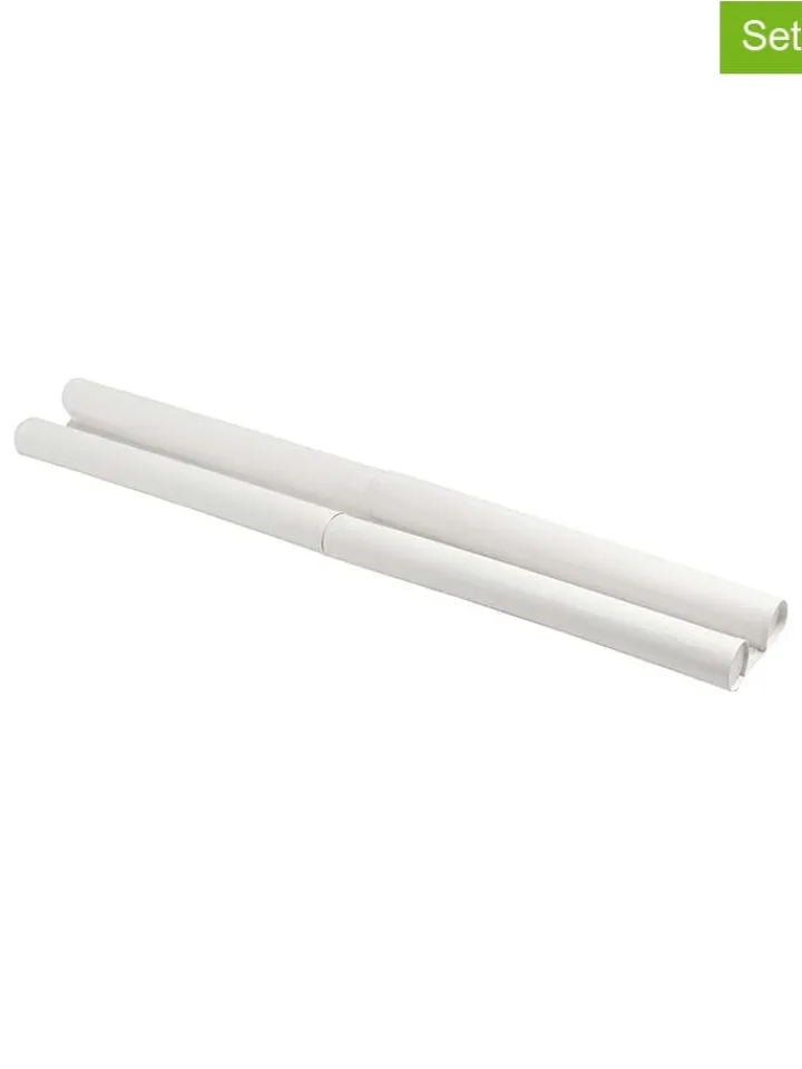Wenko Weitere Haushaltshelfer<2er-Set: Zugluft-Stopper in Weiß - (B)80 x (H)13 cm