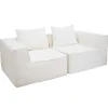 MCW Möbel-Sets<2er-Sofa O54, Creme