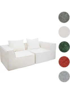 MCW Möbel-Sets<2er-Sofa O54, Creme