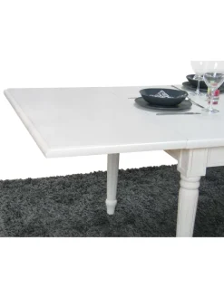 ebuy24 Möbel-Sets<Essgruppe Amaretta (7-teilig) Weiß/Beige 180 x 100 cm