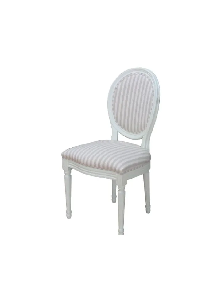 ebuy24 Möbel-Sets<Essgruppe Amaretta (7-teilig) Weiß/Beige 180 x 100 cm