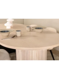 ebuy24 Möbel-Sets<Essgruppe Bianca 1 (5-teilig) Beige 90 x 200 cm